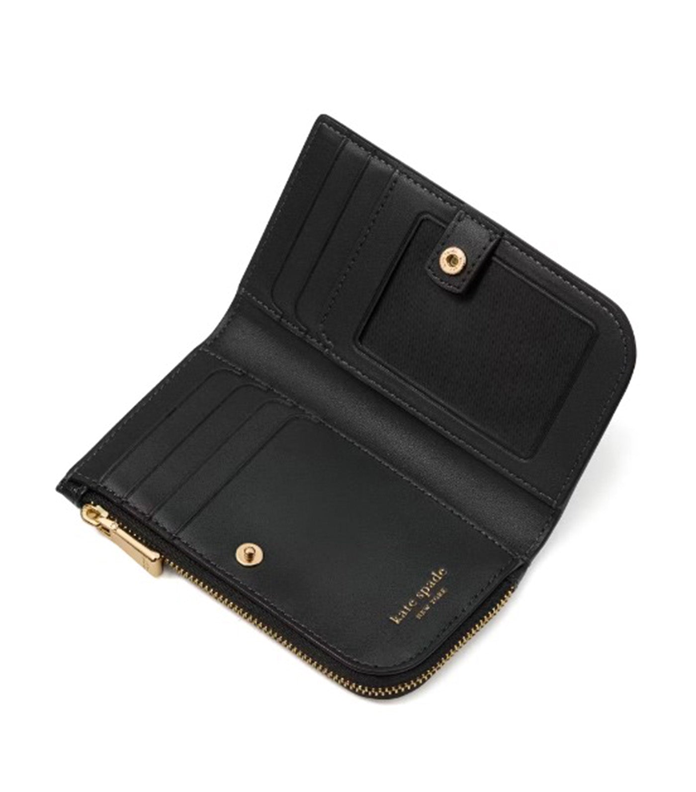 Devin Small Slim Bifold Wallet Black