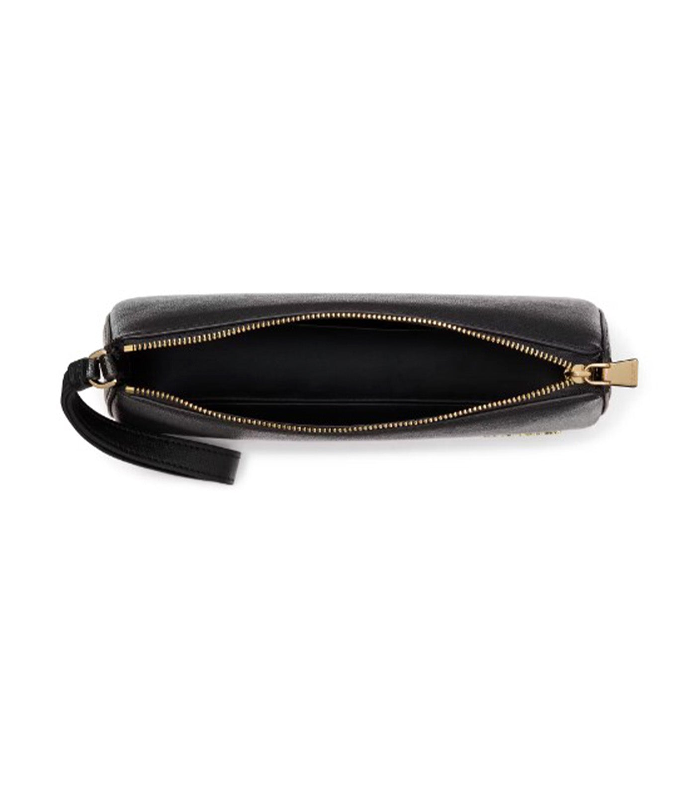 Devin Gusseted Wristlet Black