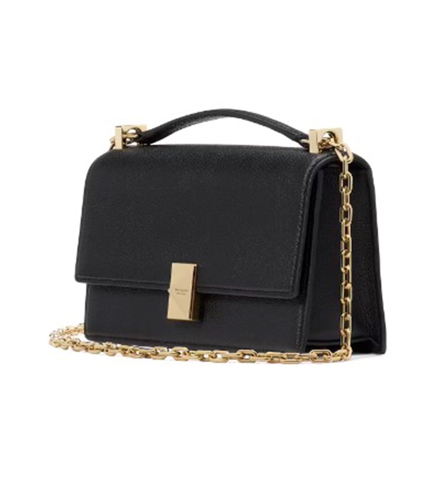 Deco Mini Flap Chain Crossbody Black