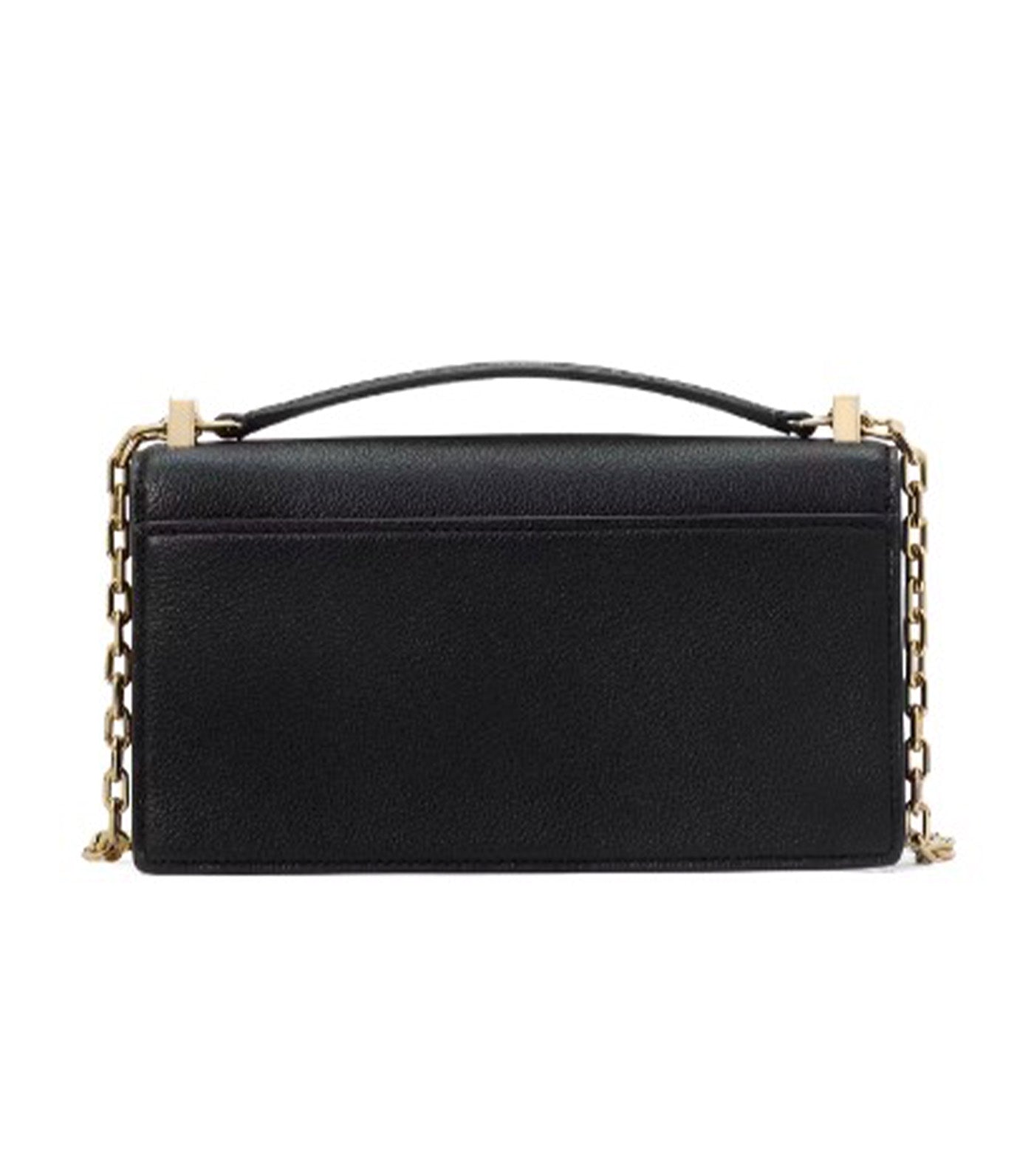 Deco Mini Flap Chain Crossbody Black