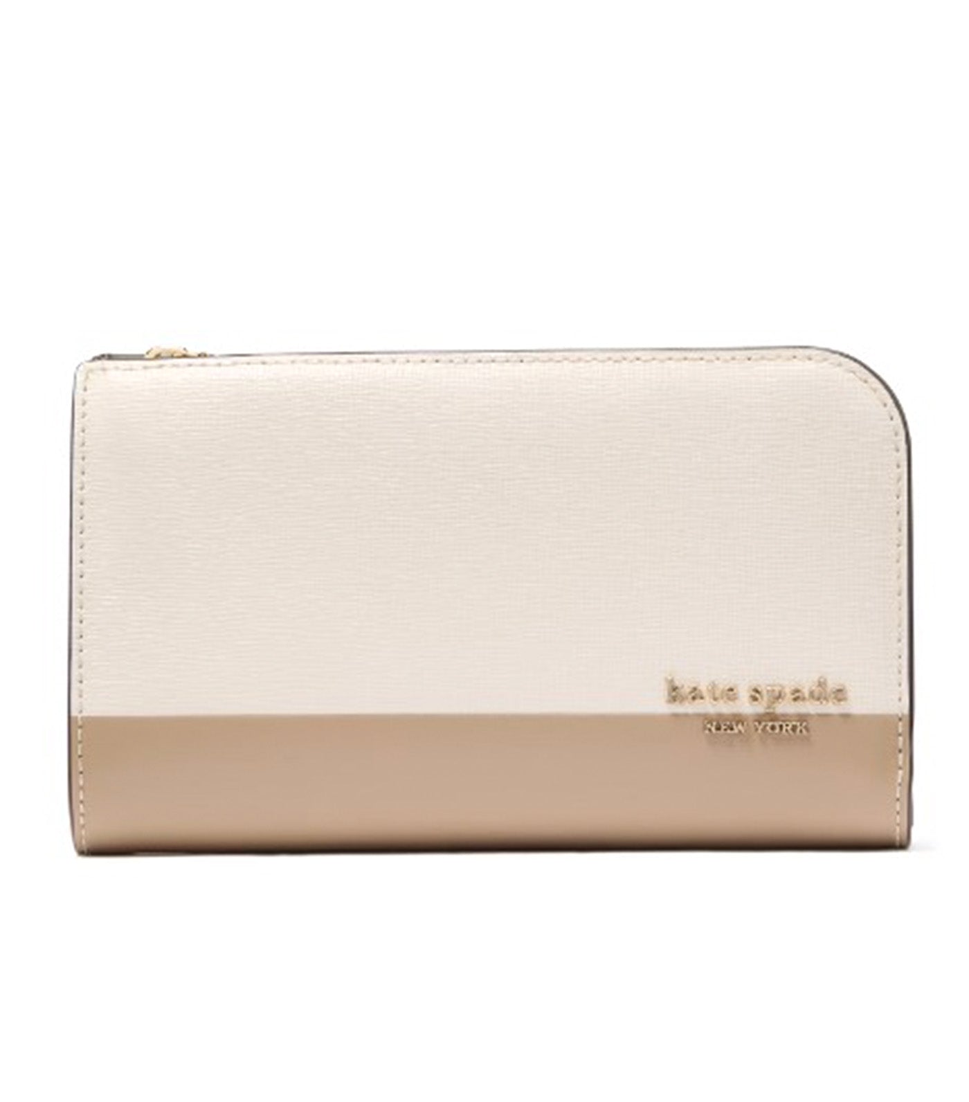 Devin Colorblocked Medium Bifold Wallet Timeless Taupe Multi