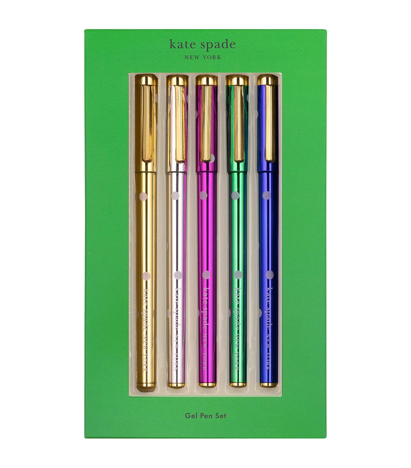 Assorted Color Metallic Gel Pen Set Multi