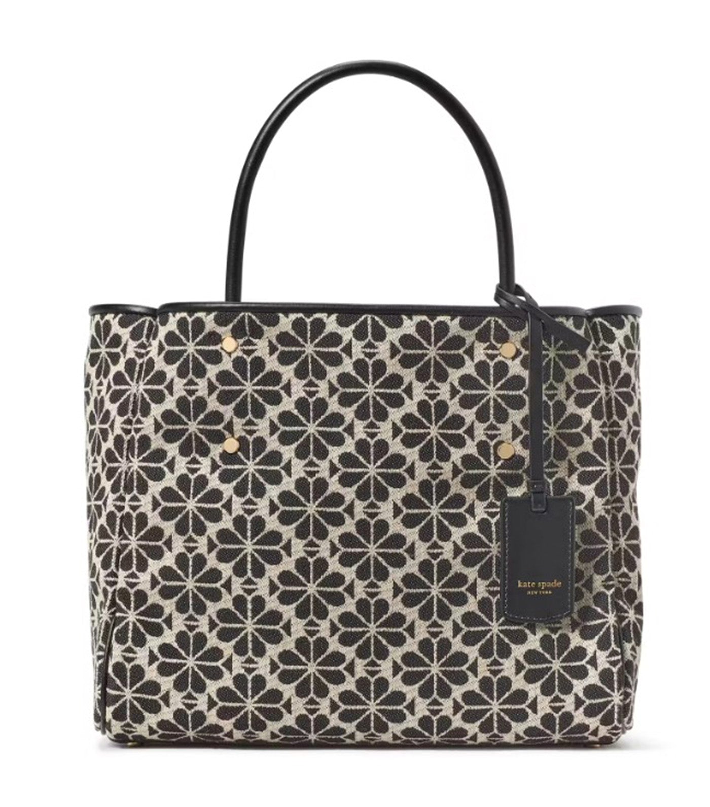 Spade Flower Jacquard Medium Everything Tote Sand Multi