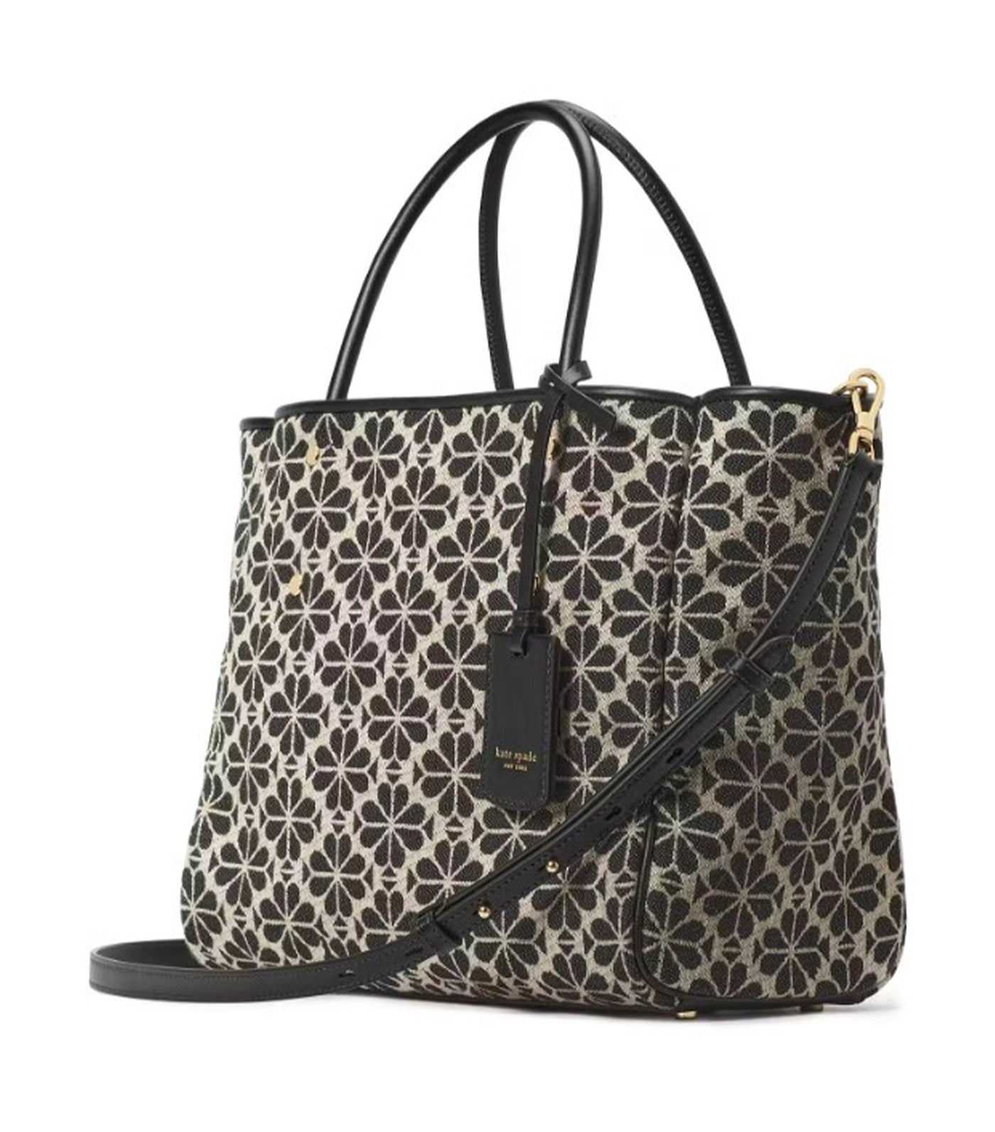 Spade Flower Jacquard Medium Everything Tote Sand Multi