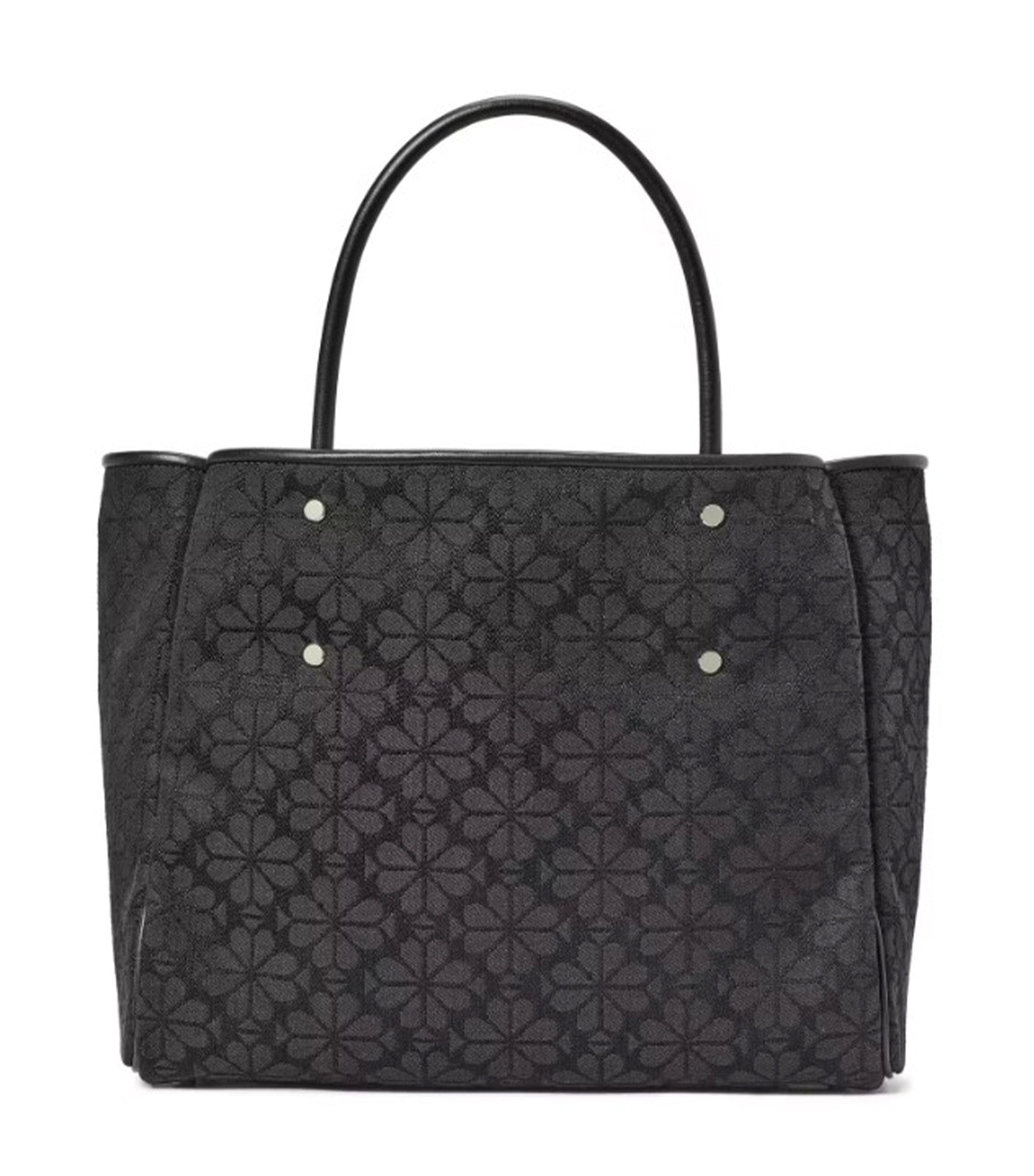 Spade Flower Jacquard Medium Everything Tote Black Multi