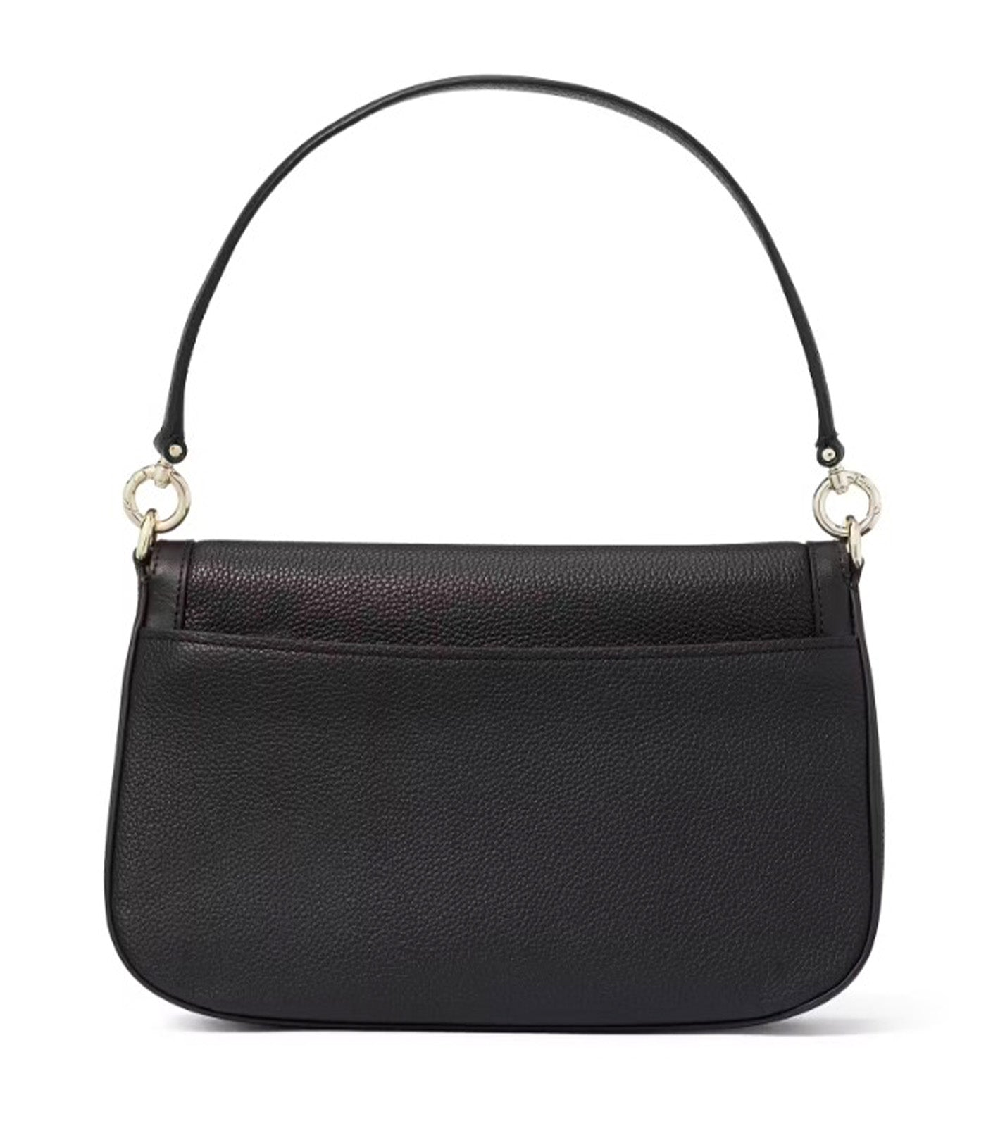 Hudson Convertible Flap Shoulder Bag Black