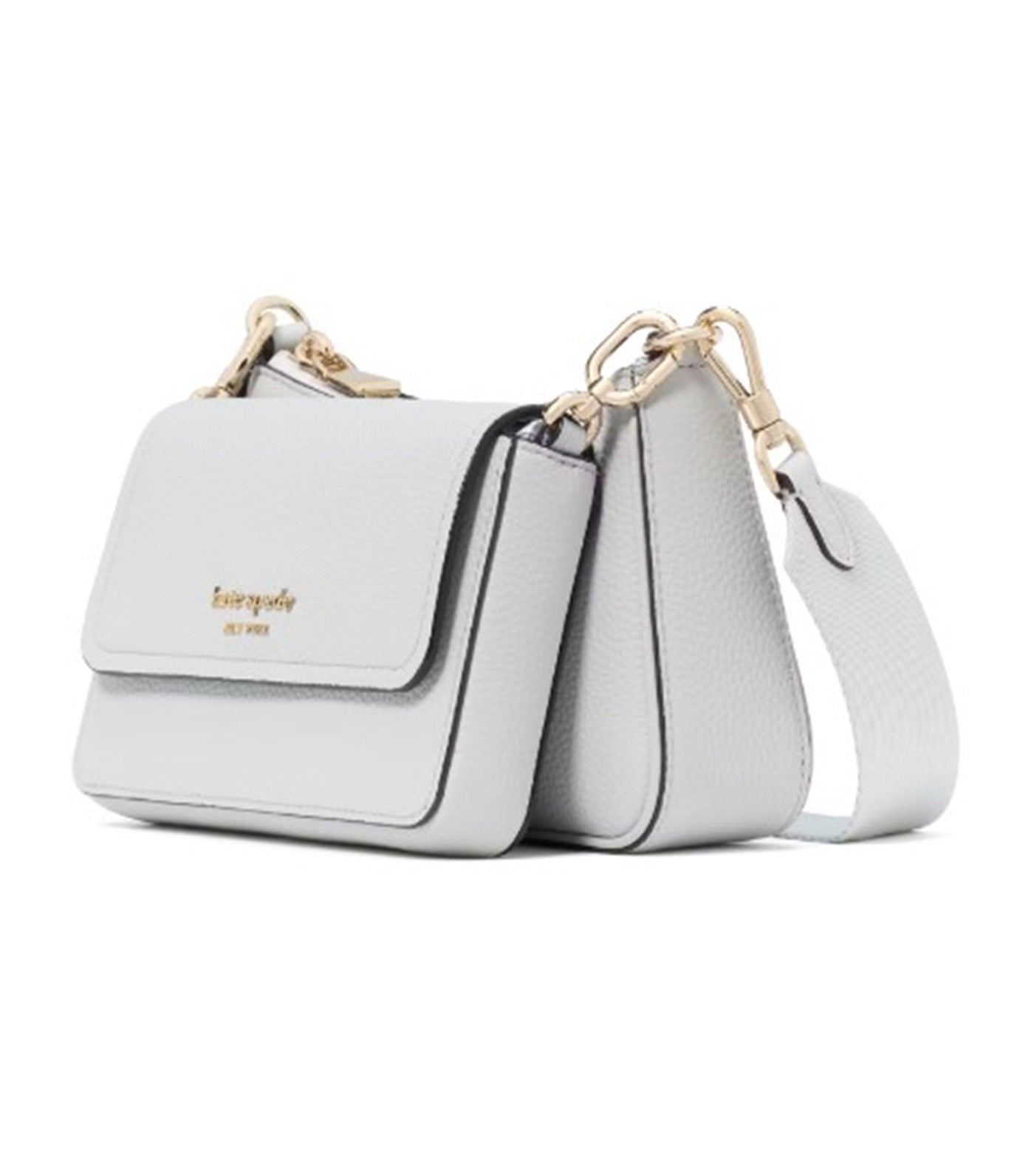 Kate Spade New York Double Up Pebbled Leather Crossbody