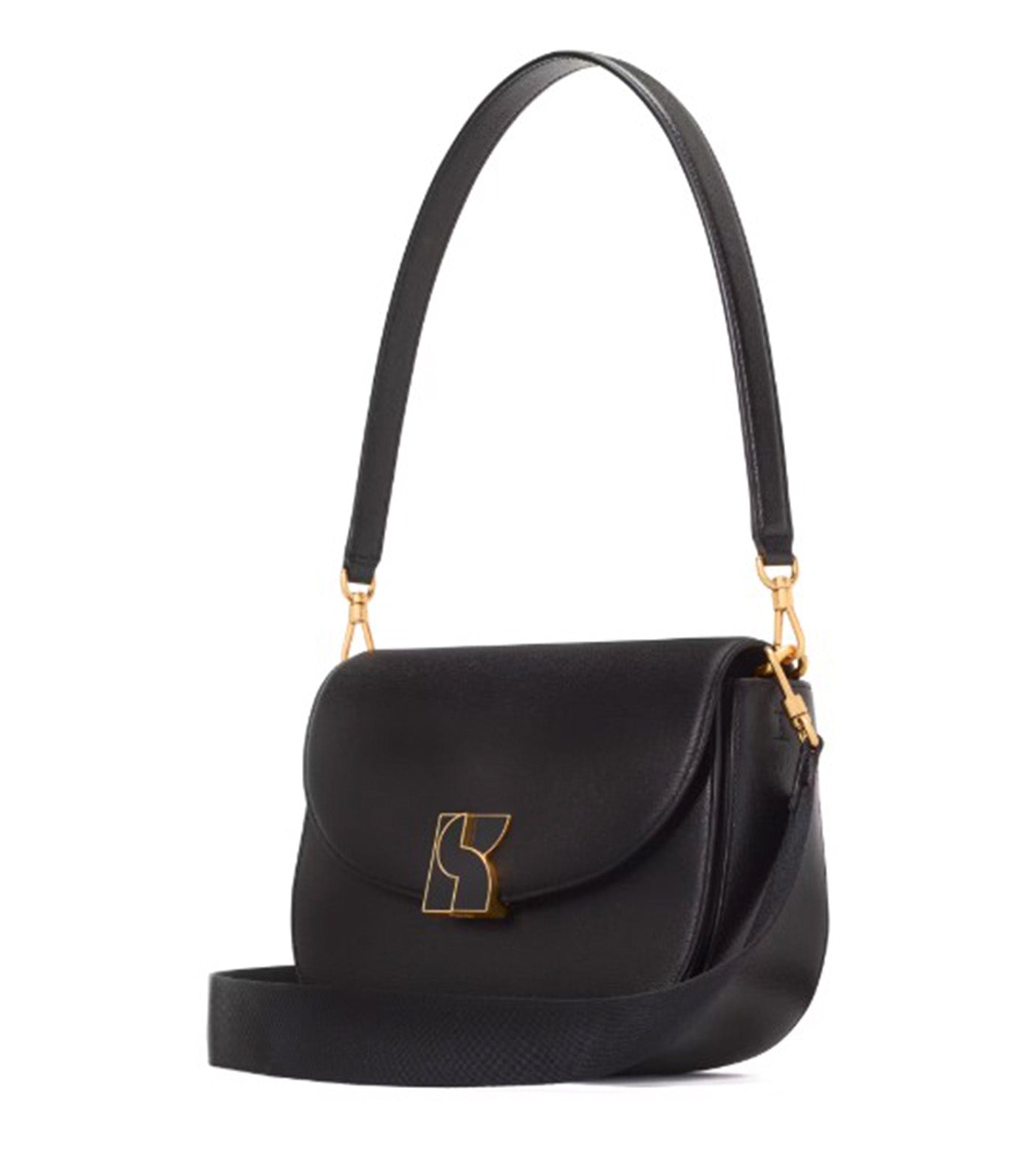 Dakota Medium Saddle Bag Black