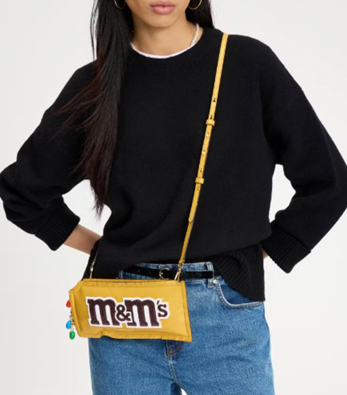 M&M'S x Kate Spade New York Embellished Crossbody Yellow Multi