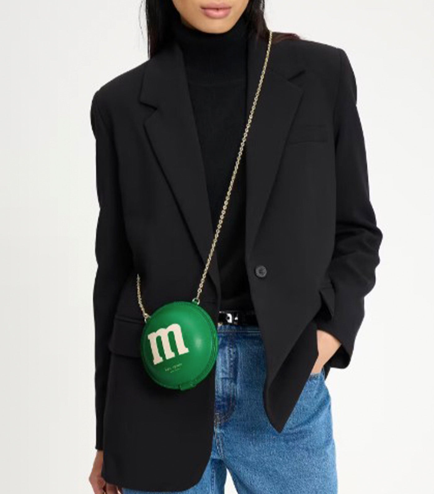 M&M's x Kate Spade New York Chain Coin Purse Green