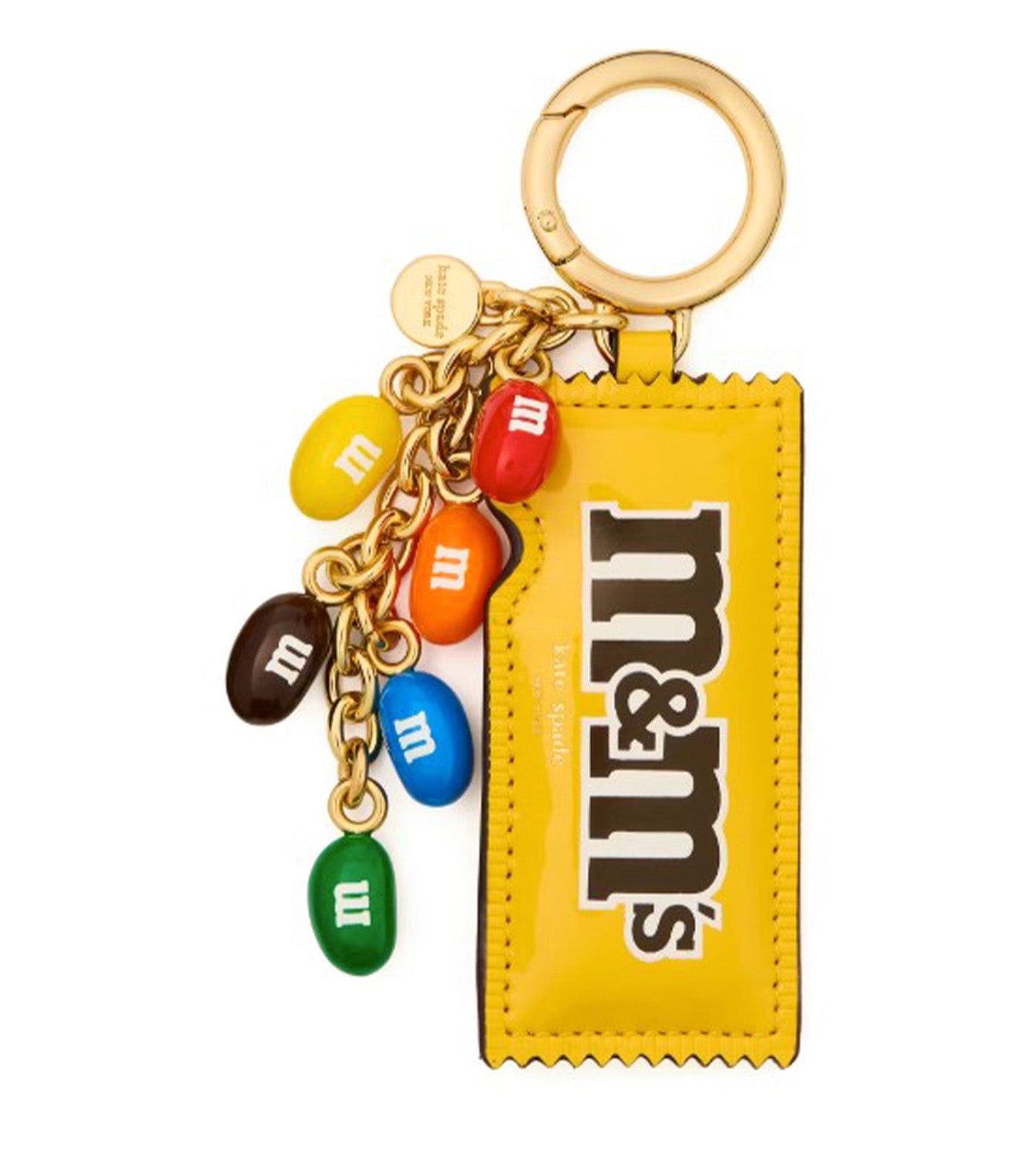 M&M's x Kate Spade New York 3D Packet Key Fob Yellow