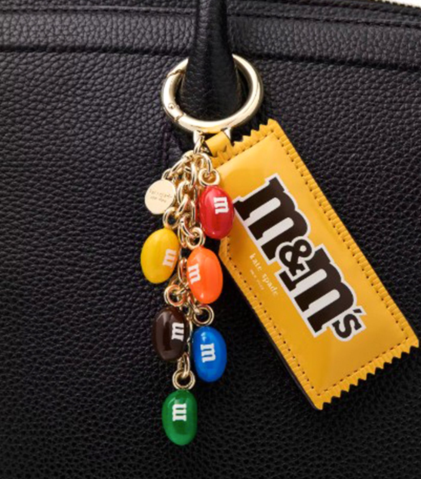 M&M's x Kate Spade New York 3D Packet Key Fob Yellow