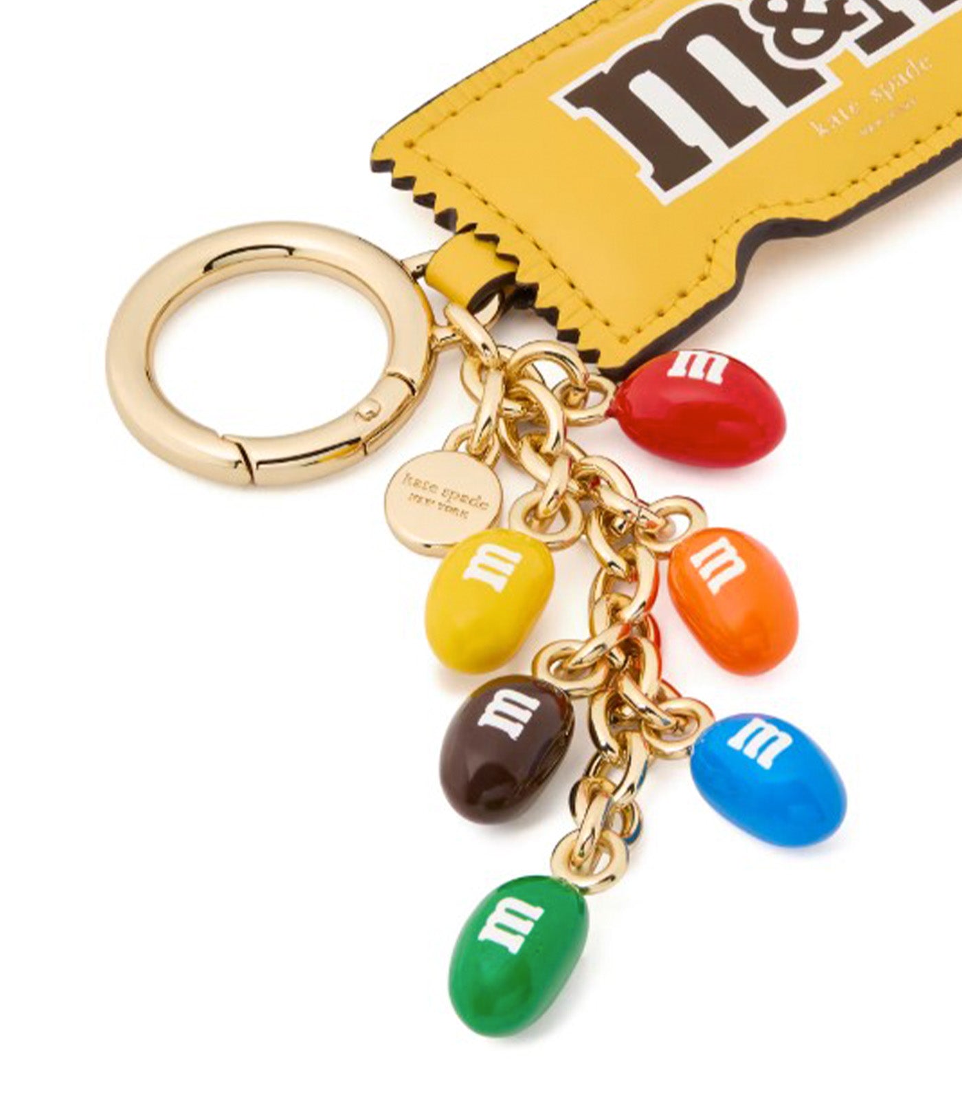 M&M's x Kate Spade New York 3D Packet Key Fob Yellow