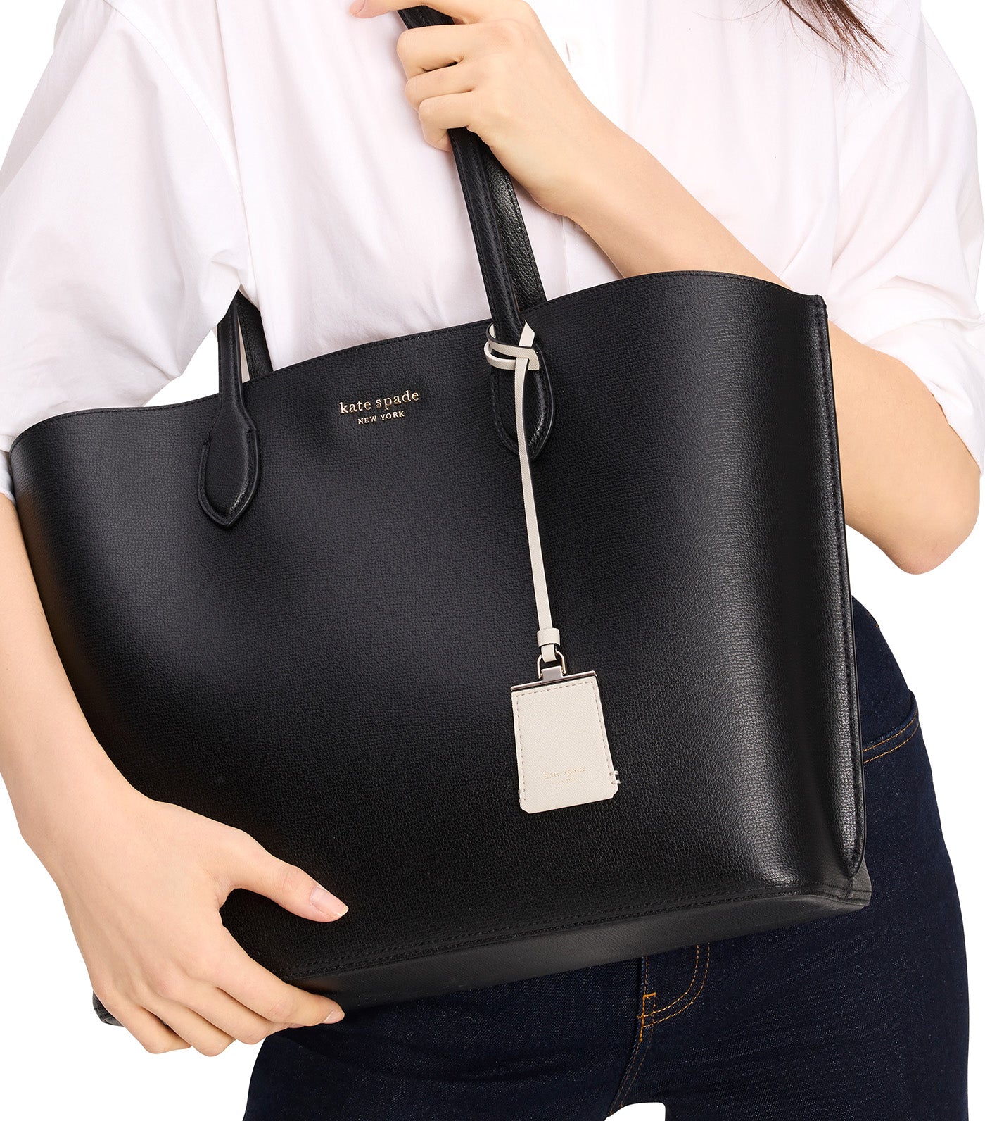 Suite Large Work Tote Black