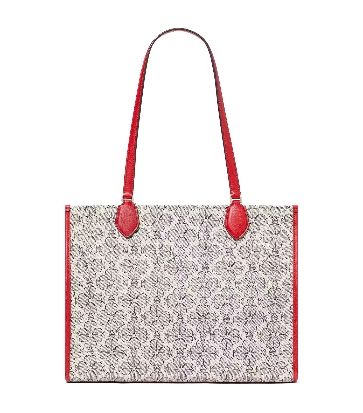 Spade Flower Coated Canvas Large Market Tote Cherry Rouge Multi