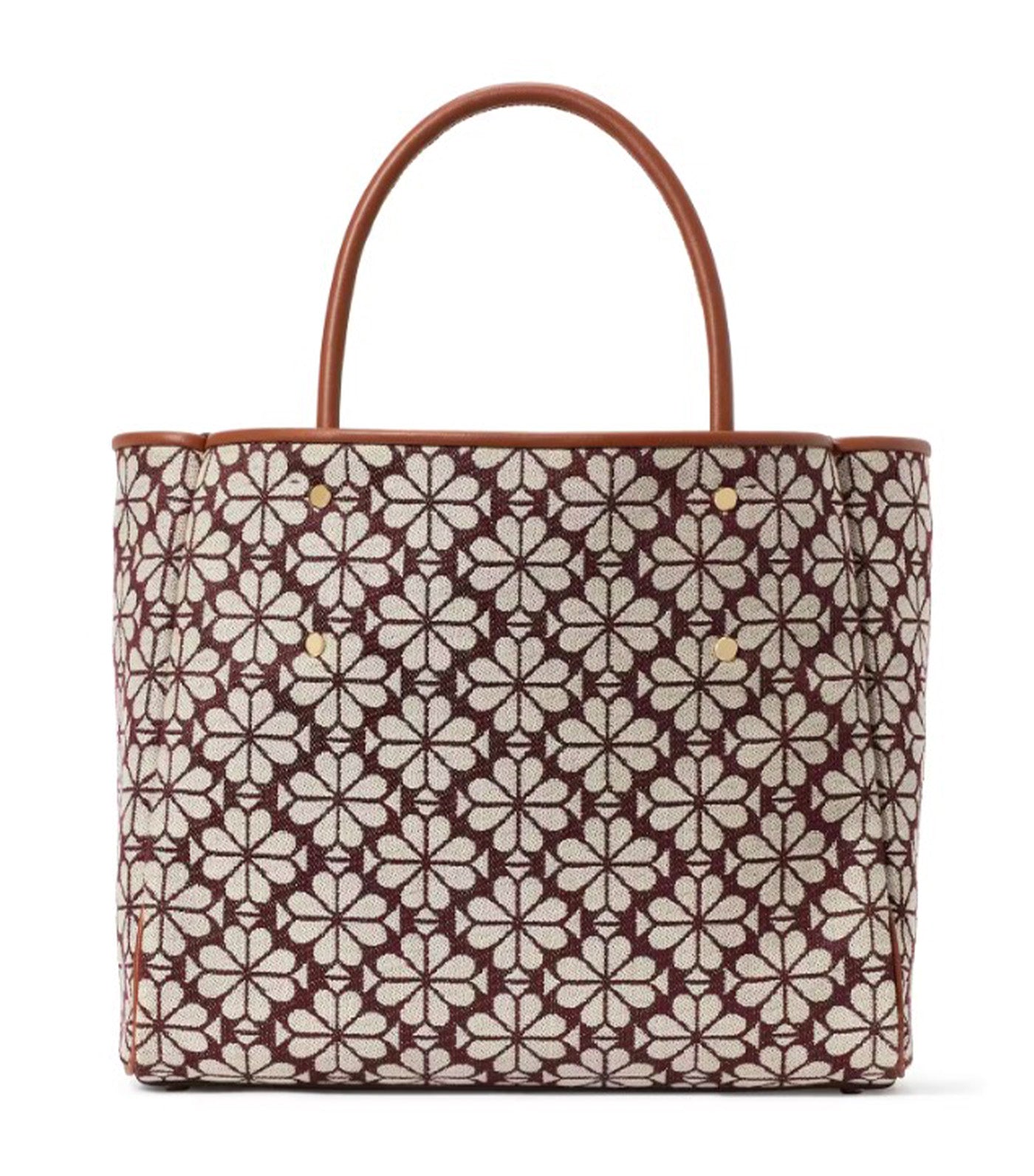 Spade Flower Jacquard Medium Everything Tote Sand Multi