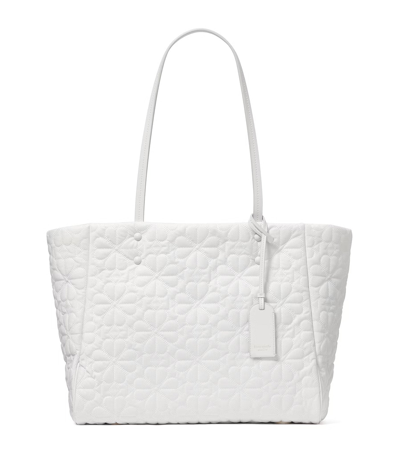 Tilly Quilted Medium Tote White Dove