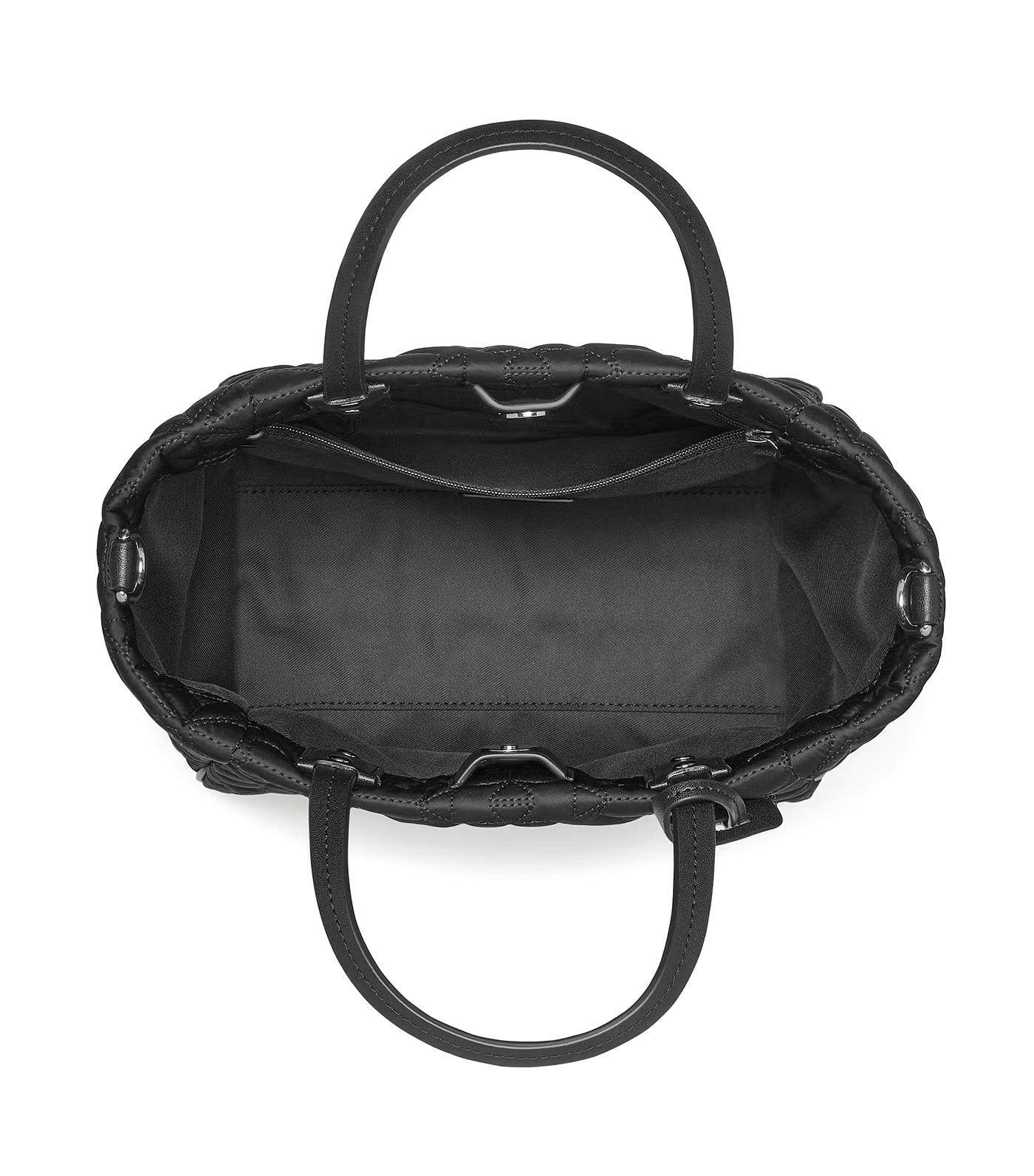 Tilly Quilted Small Tote Black