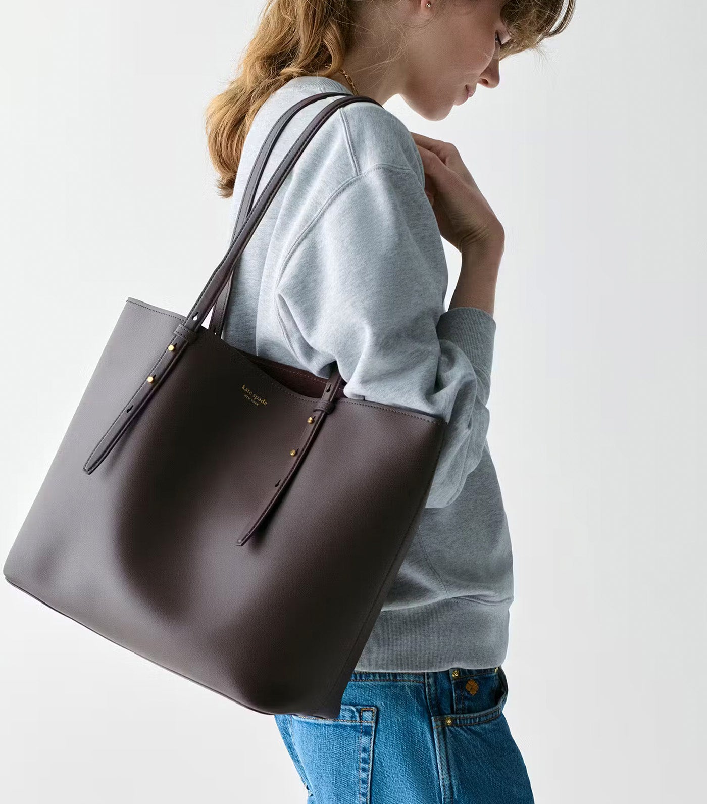 Kate Spade New York Do It All Large Tote  Hot Fudge