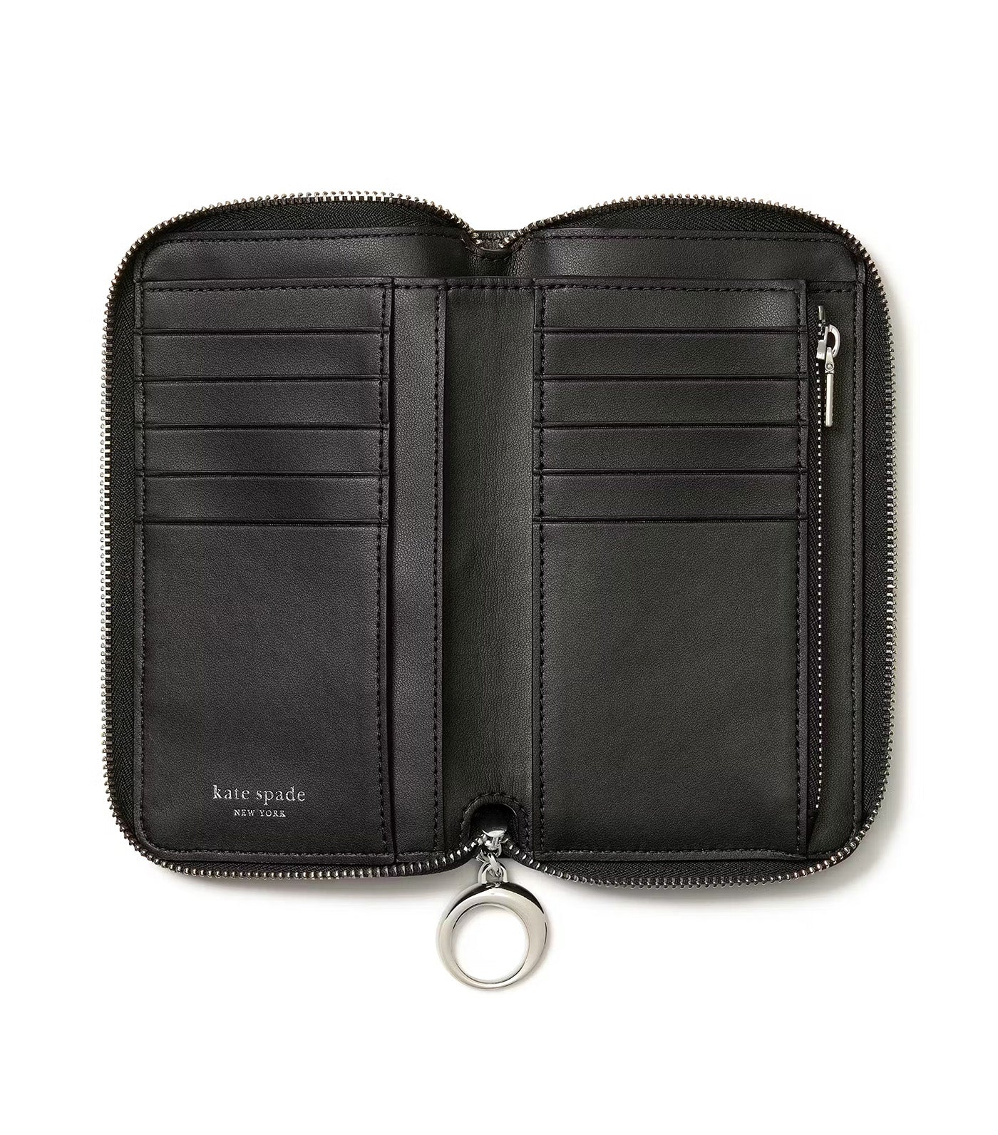Halo Zip Around Wallet Black