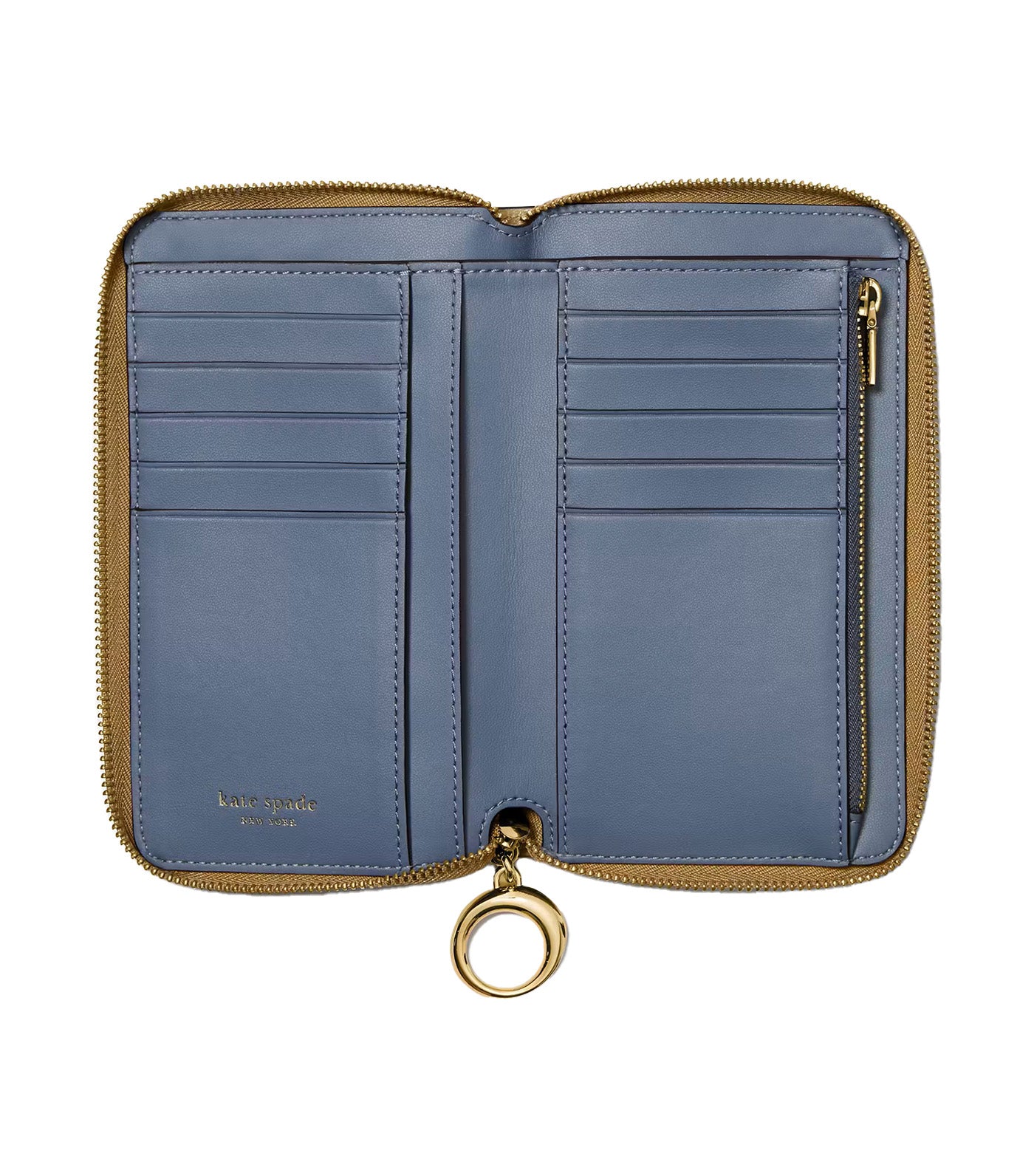 Halo Glazed Zip Around Wallet Dried Thyme