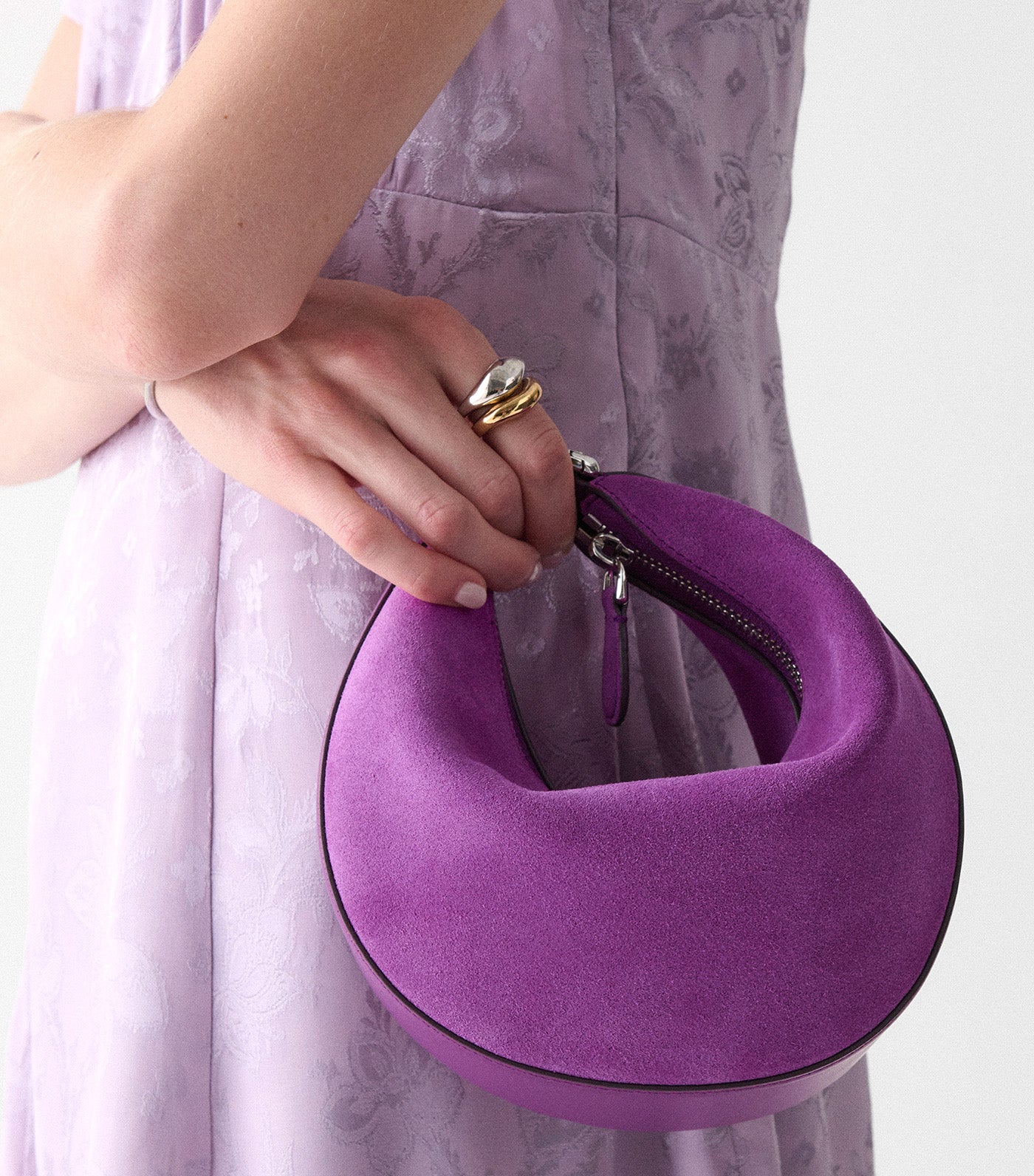 Duo Suede Crossbody Night Shade