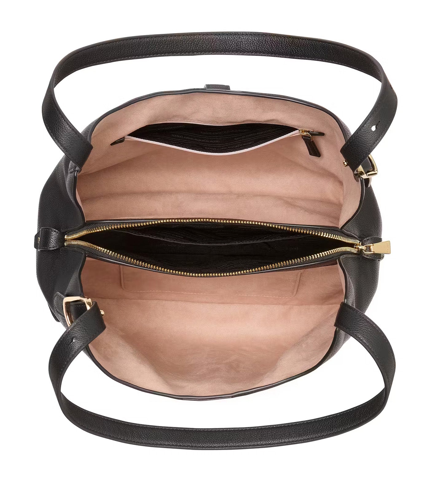 Deco Large Shoulder Bag Black