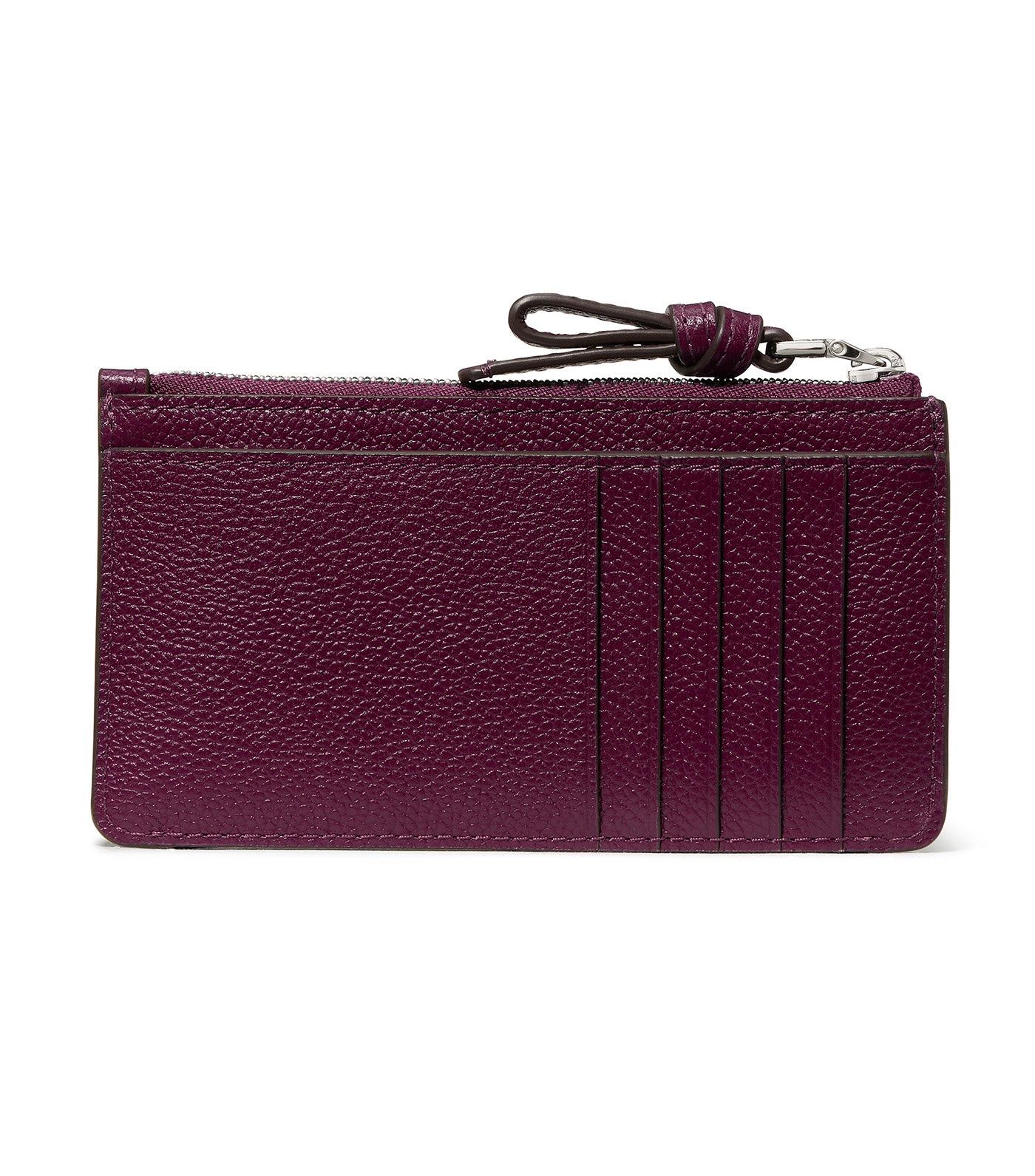 Loop East West Zip Card Case Purple Agate