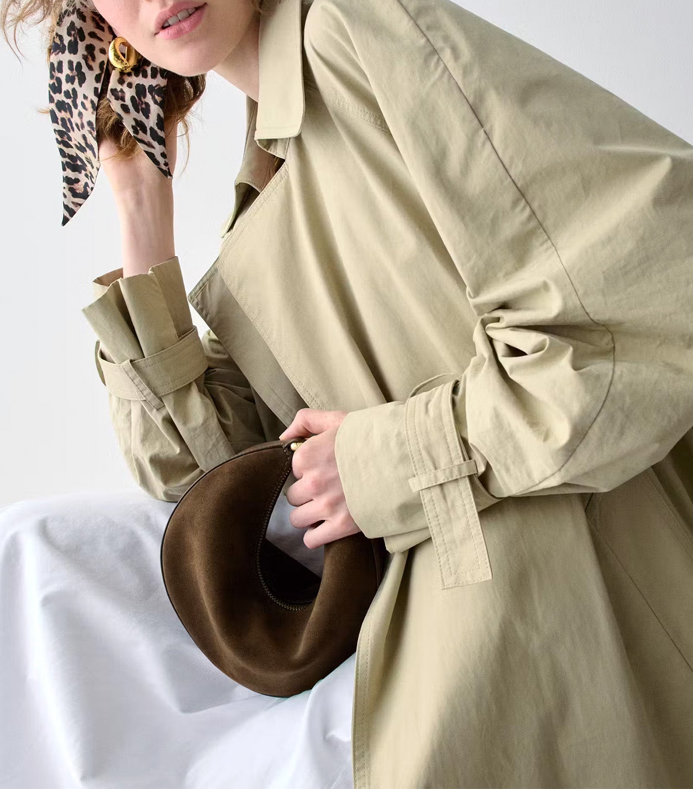 Duo Suede Crossbody Burnt Sage