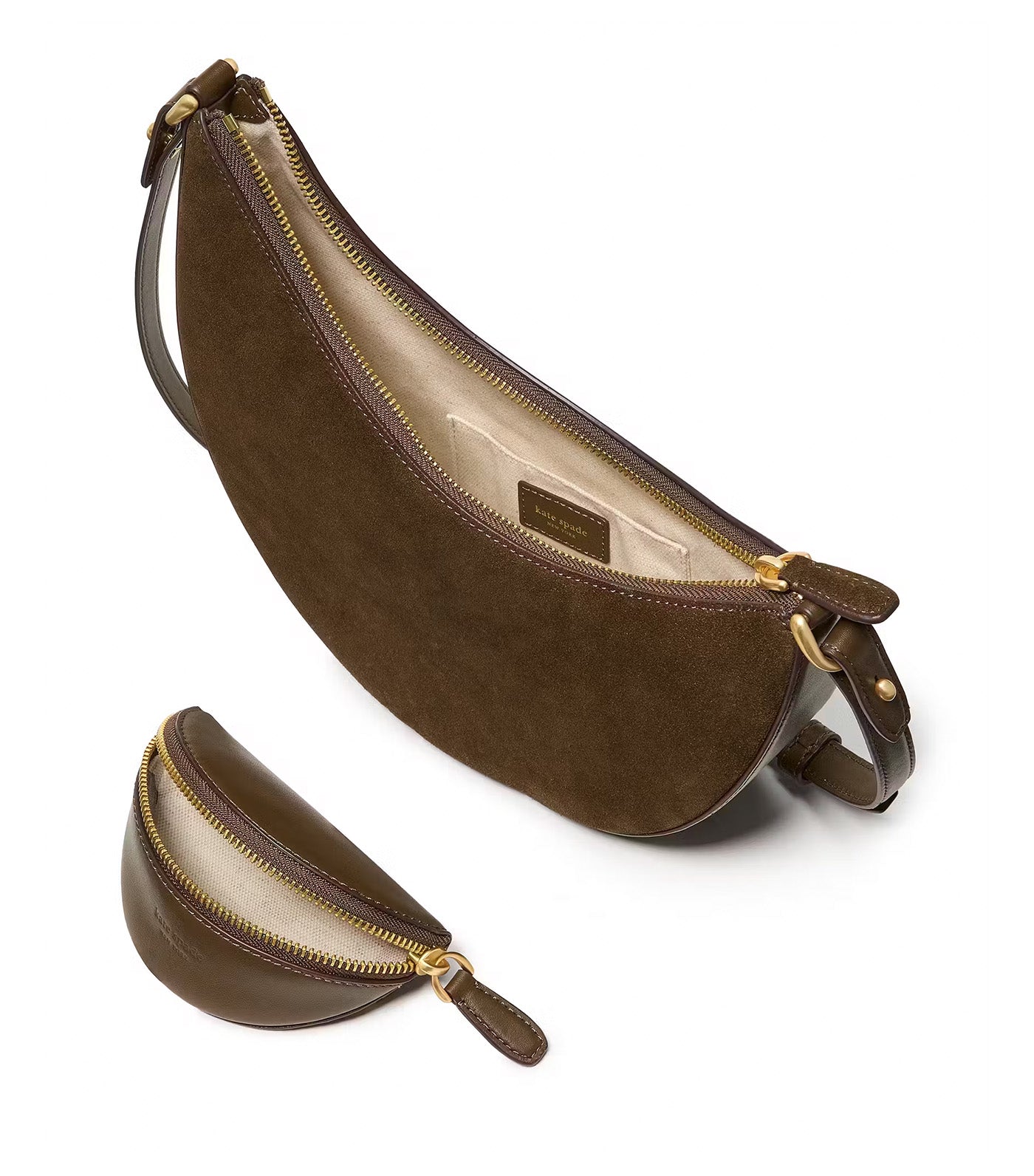 Duo Suede Crossbody Burnt Sage