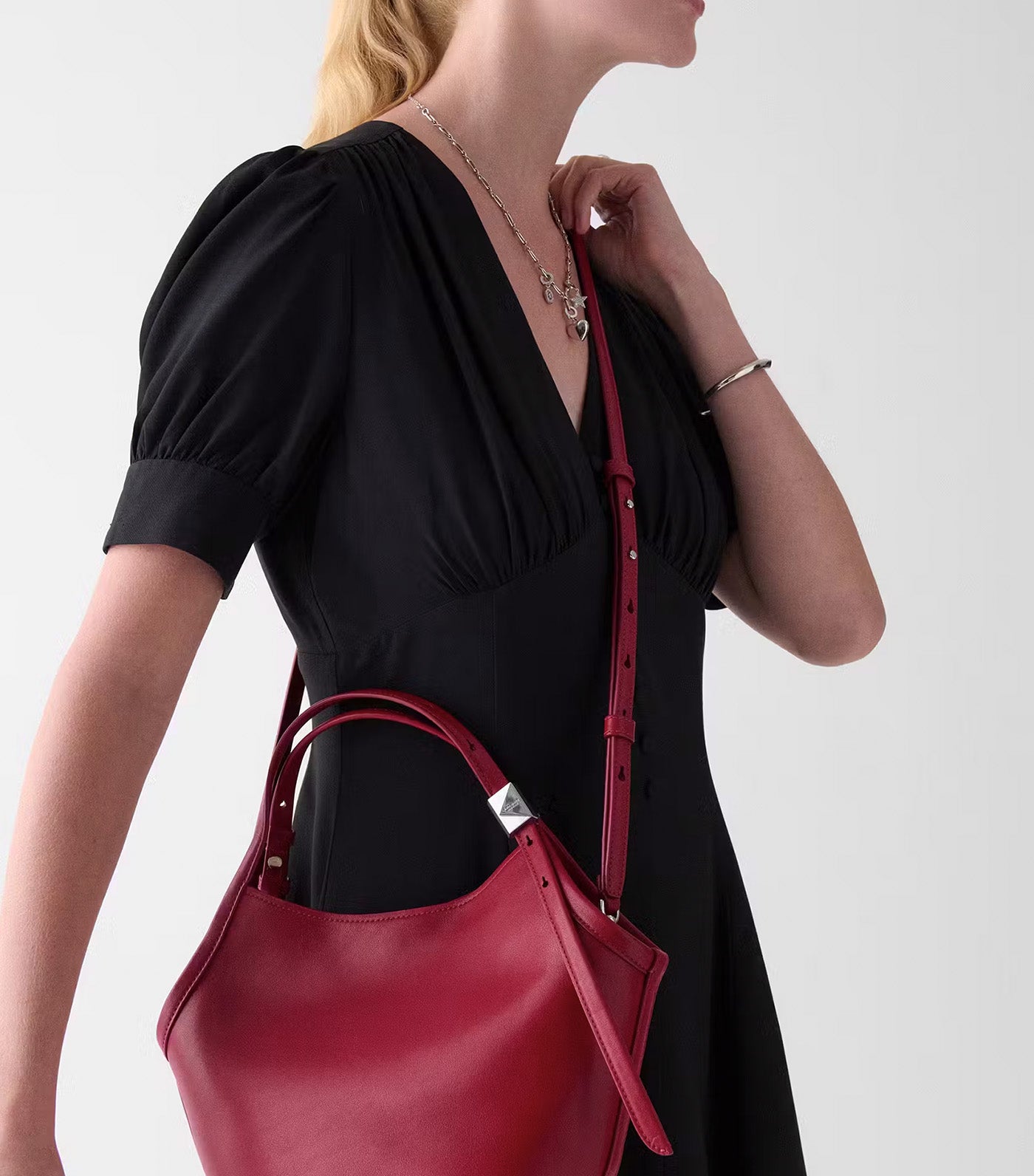 Deco Small Tulip Tote Bag Red Jam