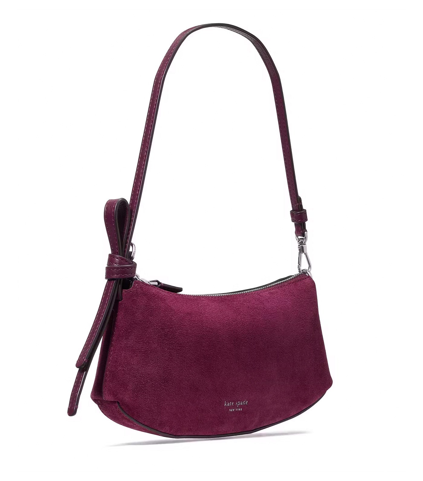 Loop Suede Pochette Purple Agate