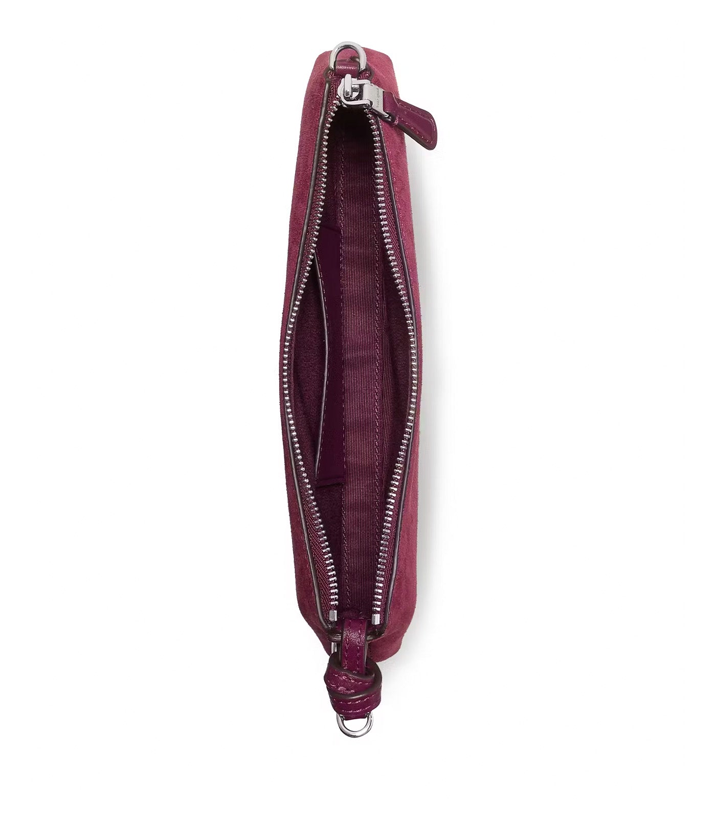 Loop Suede Pochette Purple Agate