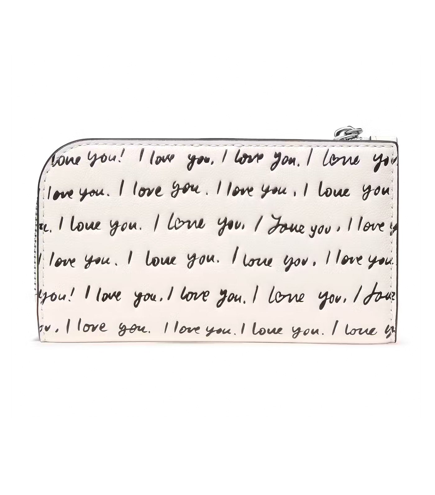 Devin I Love You Bifold Wallet Cream Multi