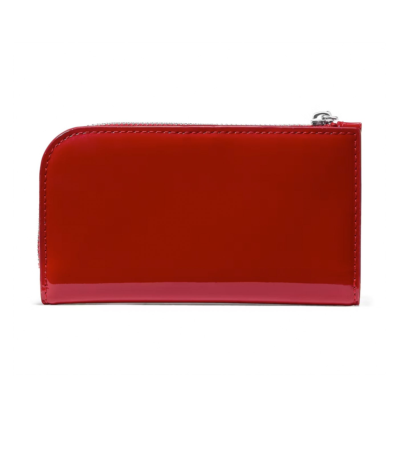 Devin Patent Bifold Wallet Dark Scarlet