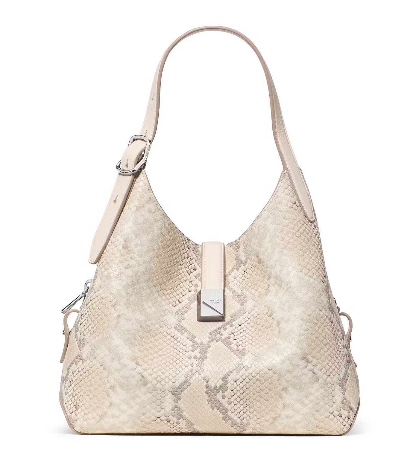 Deco Snake Embossed Crossbody Tote