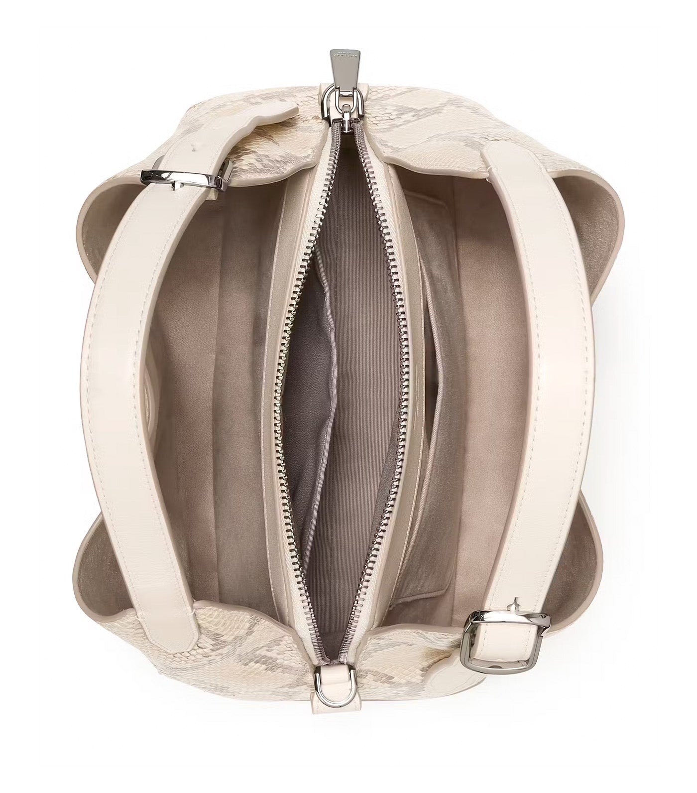 Deco Snake Embossed Crossbody Tote