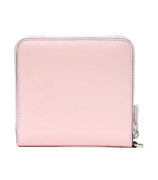 Label Small Compact Webbed Wristlet Pastry Pink