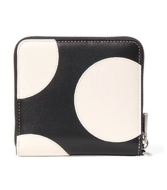 Label Small Compact Webbed Wristlet Black Multi