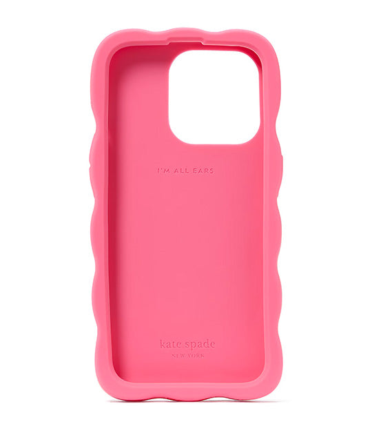 Mirrored iPhone 15 Pro Case Pastry Pink Multi