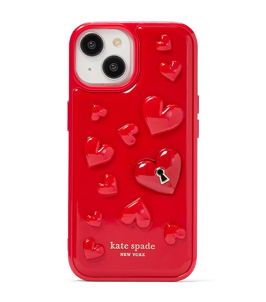 Key To My Heart iPhone 15 Case Cherry Rouge