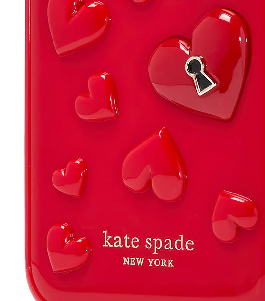 Key To My Heart iPhone 15 Case Cherry Rouge