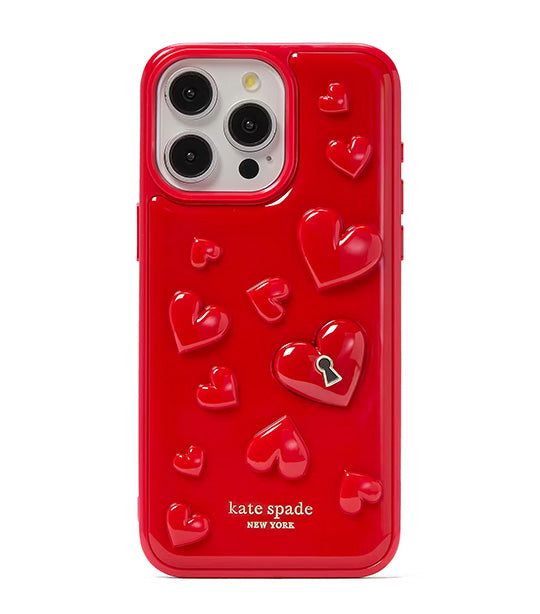 Key To My Heart iPhone 15 Pro Max Case Cherry Rouge