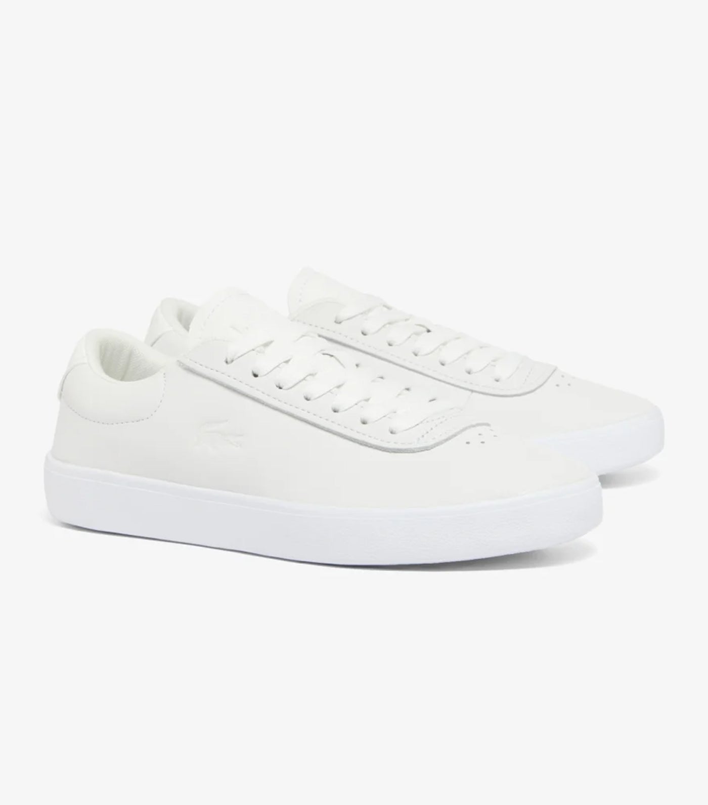 Men's Baseshot Evo Leather Sneakers White/White