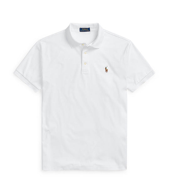 Men's Custom Slim Fit Soft Cotton Polo Shirt White