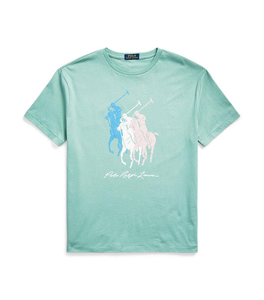 Polo Ralph Lauren Men's Classic Fit Big Pony Jersey T-Shirt Essex Green