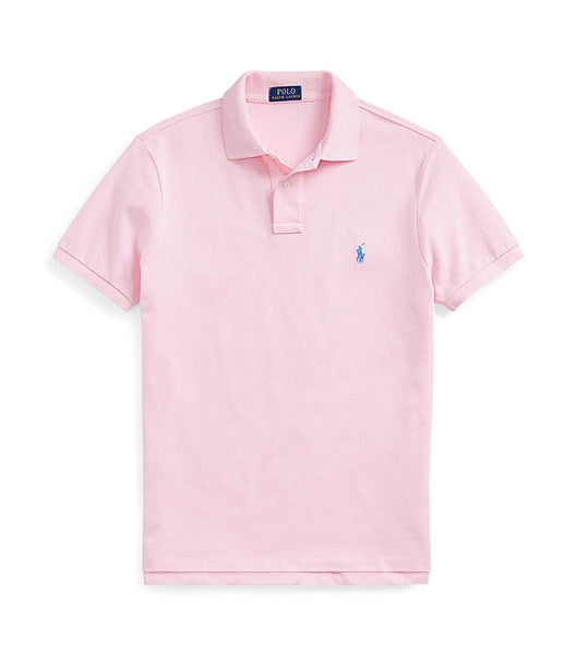 Polo Ralph Lauren Men's Classic Fit Mesh Polo Shirt Carmel Pink