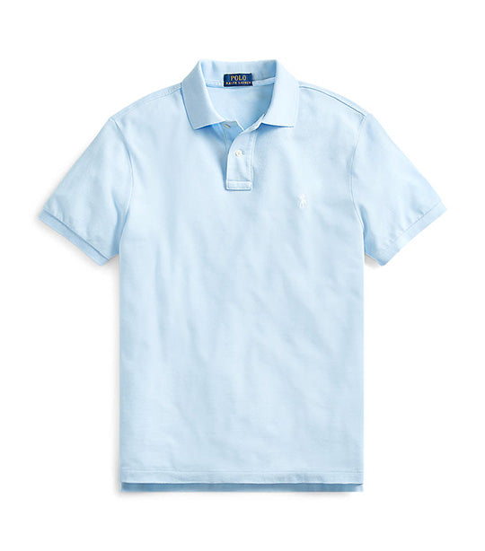 Men's Custom Slim Fit Mesh Polo Shirt Elite Blue