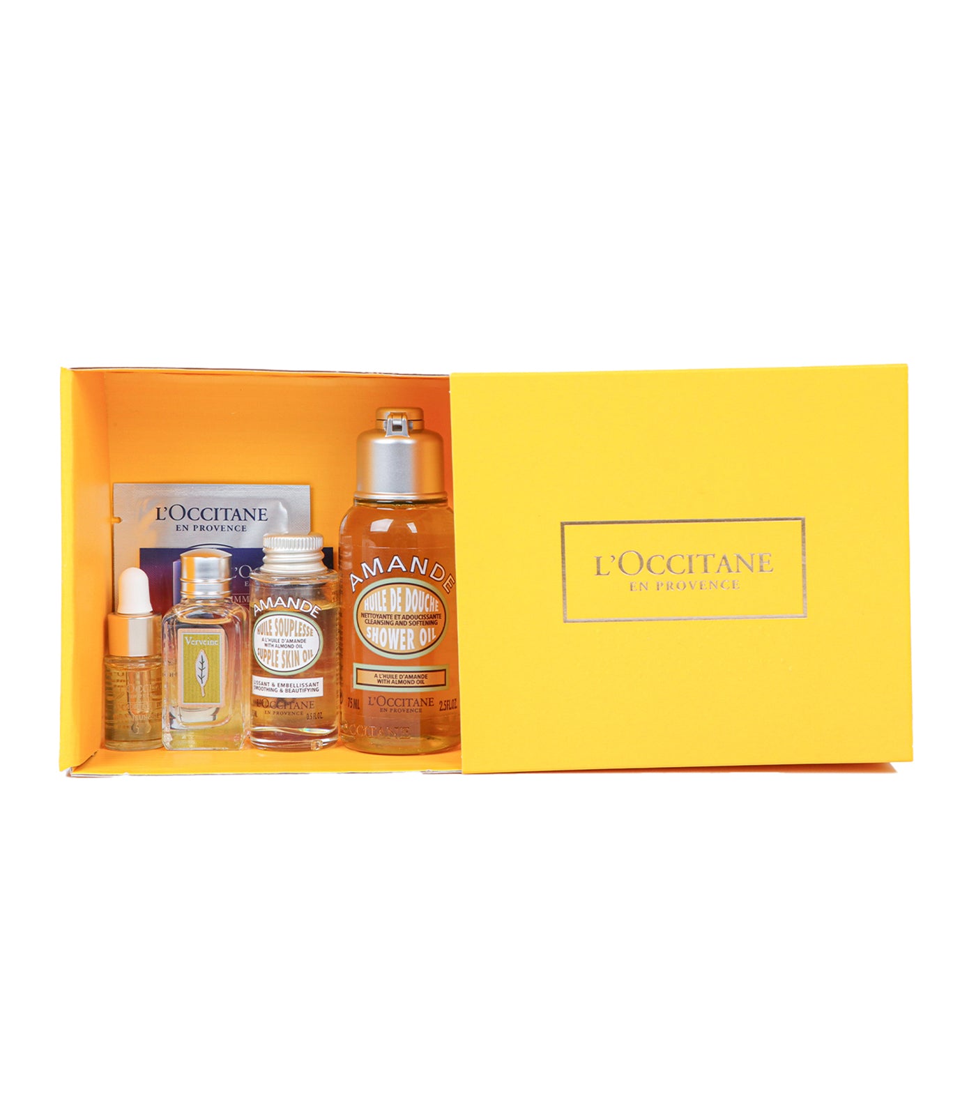 Complimentary Beauty Bag featuring L'Occitane Most-Loved Starter Kit