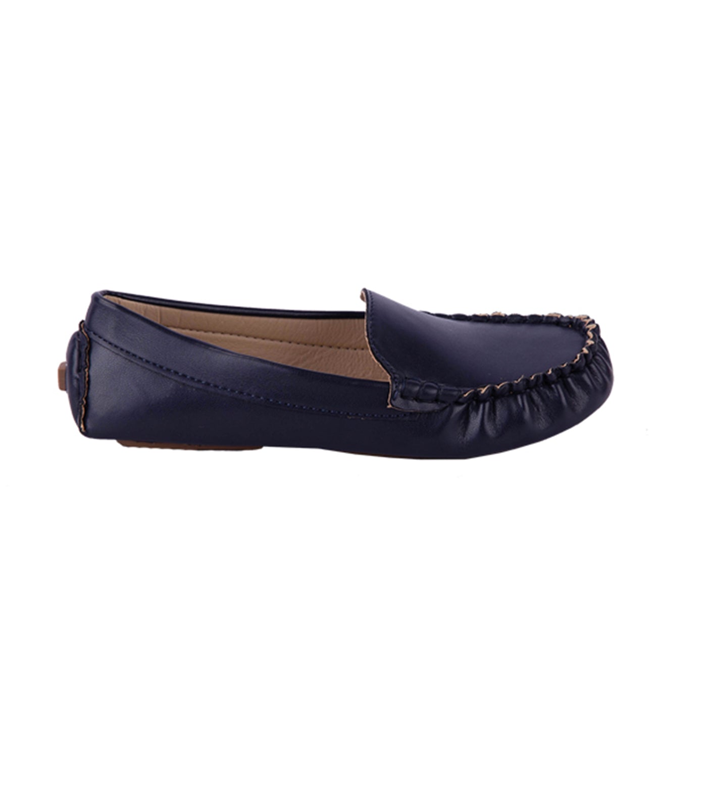 Boys navy 2025 blue loafers